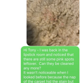 CityWide Carpet Cleaning - This message was sent minutes after Tony left my house - my dog did not come and chew up more lipstick as he accused in his rebuttal. - Carpet Cleaning Near Me CityWide Carpet Cleaning - This message was sent minutes after Tony left my house - my dog did not come and chew up more lipstick as he accused in his rebuttal. - Carpet Cleaning Near Me