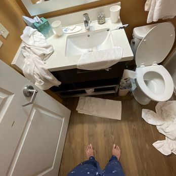 TownePlace Suites by Marriott Gallup - Bathroom not large enough for one person or a traveling couple. - Hotels Near Me - Gallup, New Mexico TownePlace Suites by Marriott Gallup - Bathroom not large enough for one person or a traveling couple. - Hotels Near Me - Gallup, New Mexico