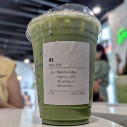 Cafe Mollie - Matcha latte