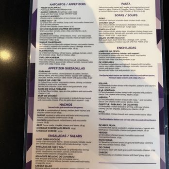 El Mirasol - Menu July 2026 - Mexican Near Me - Boerne, Texas