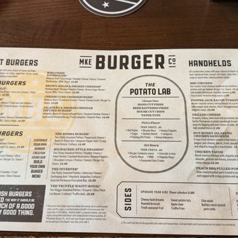 Milwaukee Burger Company - Menu - New American Near Me - Wausau, Wisconsin Milwaukee Burger Company - Menu - New American Near Me - Wausau, Wisconsin