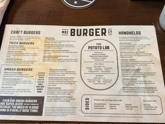 Menu photo 1 Milwaukee Burger Company Wausau, WI Menu photo 1 Milwaukee Burger Company Wausau, WI