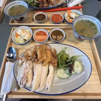 A Ma Chicken Rice - Combo plate - Asian Fusion Near Me - Redmond, Washington
