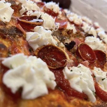 Good Pie - Grandma Pepperoni, Sausage and Ricotta Cheese - Pizza Near Me - Las Vegas, Nevada Good Pie - Grandma Pepperoni, Sausage and Ricotta Cheese - Pizza Near Me - Las Vegas, Nevada