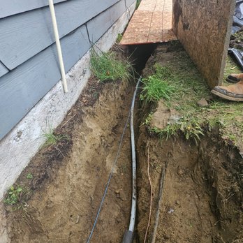 Reecebo Plumbing - This was before being bedded in sand per Edmonds code. - Plumbing Near Me - Arlington, Washington Reecebo Plumbing - This was before being bedded in sand per Edmonds code. - Plumbing Near Me - Arlington, Washington