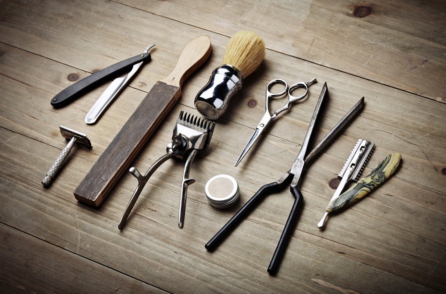 Mark Perrone's Barber Shop Logo