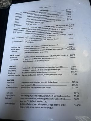 Menu photo 1 Little Branch Cafe Chicago, IL
