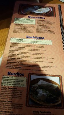 Menu photo 2 Casa Brava Authentic Mexican Cuisine Bedford, IN Menu photo 2 Casa Brava Authentic Mexican Cuisine Bedford, IN