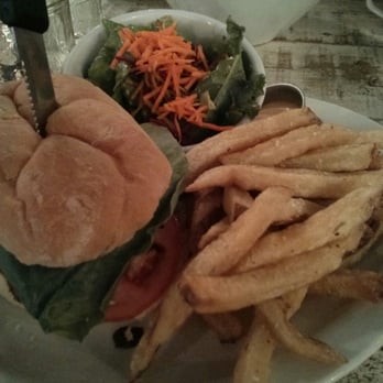 MeeT on Main - The "Meet" burger, sans meat. Comes with salad AND fries. - Comfort Food Near Me - Vancouver, British Columbia MeeT on Main - The "Meet" burger, sans meat. Comes with salad AND fries. - Comfort Food Near Me - Vancouver, British Columbia
