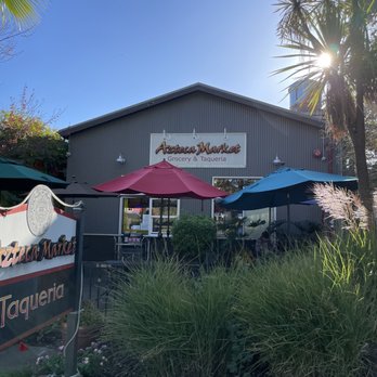 Azteca Market - Outside - very from street - Grocery Near Me - St. Helena, California Azteca Market - Outside - very from street - Grocery Near Me - St. Helena, California