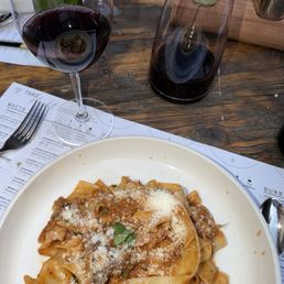 Braised pork pappardelle Braised pork pappardelle
