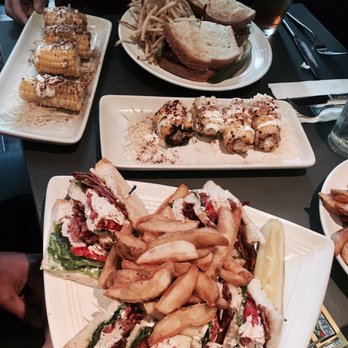 Franklins General Store - Turkey Club, Mexican Corn, and BLT w/ avocado. - New American Near Me - Hyattsville, Maryland