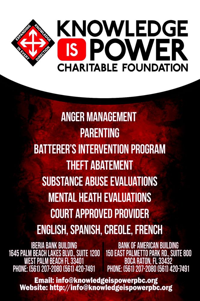 Knowledge Is Power Charitable Foundation - social services organization in West Palm Beach, FL
