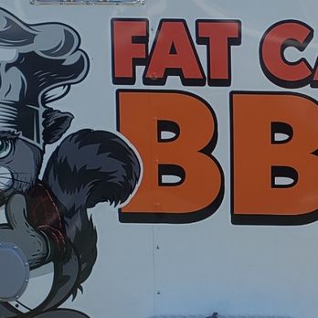 Fat Cat's Bar-B-Que - ows a fat cat with a chef's hat - Food Trucks Near Me Fat Cat's Bar-B-Que - ows a fat cat with a chef's hat - Food Trucks Near Me