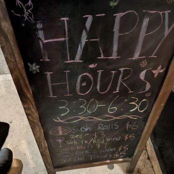 Mikado - Happy Hour sign - Sushi Bars Near Me - New York, New York Mikado - Happy Hour sign - Sushi Bars Near Me - New York, New York