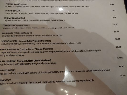 Menu photo 4 Mona Lisa Restaurant New Orleans, LA Menu photo 4 Mona Lisa Restaurant New Orleans, LA
