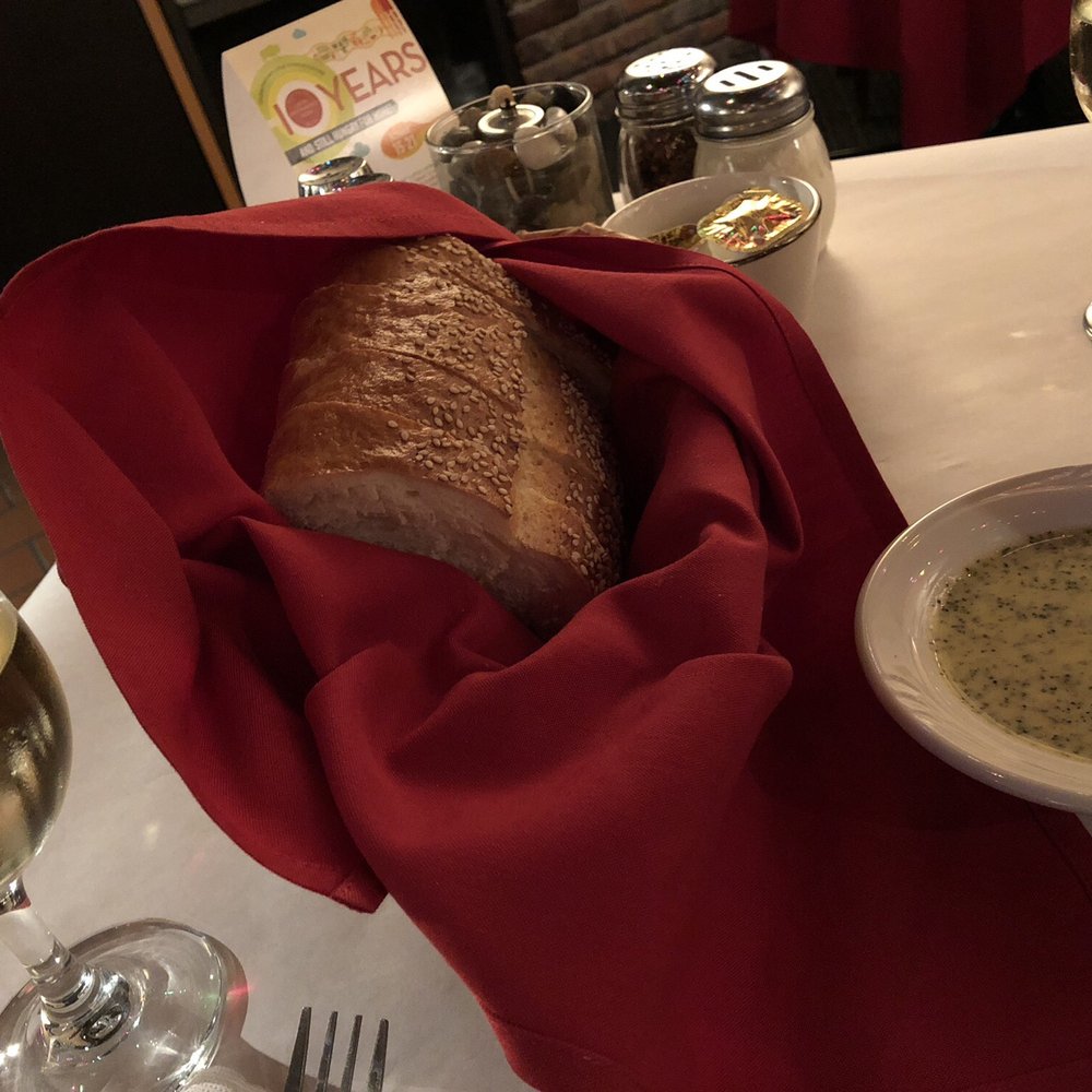 Cafe Banchetti - Bread and dipping dressing - Italian Near Me - Buffalo, New York Cafe Banchetti - Bread and dipping dressing - Italian Near Me - Buffalo, New York