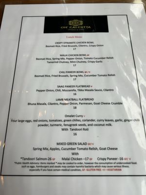 Menu photo 6 Oh' Calcutta Winston-Salem, NC Menu photo 6 Oh' Calcutta Winston-Salem, NC