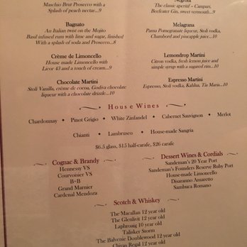 Positano's - Drink menu as of 2/2017 - Italian Near Me - Palm Harbor, Florida Positano's - Drink menu as of 2/2017 - Italian Near Me - Palm Harbor, Florida