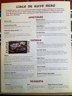 Menu photo 1 Sombrero's Mexican Restaurant Canton, MA Menu photo 1 Sombrero's Mexican Restaurant Canton, MA