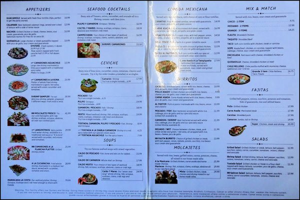 Menu photo 3 Mariscos La Costa Mexican Seafood Grill Chico, CA Menu photo 3 Mariscos La Costa Mexican Seafood Grill Chico, CA