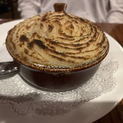 Grasshopper off the Green - Crock of Homemade Shepherd's Pie