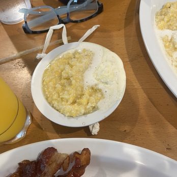 Johnny D's Waffles and Benedicts, Myrtle Beach - Grits and bacon - Breakfast & Brunch Near Me - Myrtle Beach, South Carolina