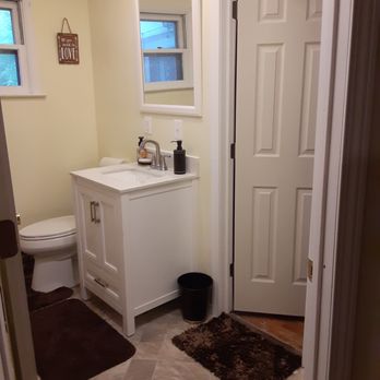 Handi-Helper Construction & Maintenance Company - Our new full master bathroom with two entry ways! - Roofing Near Me - Ypsilanti, Michigan Handi-Helper Construction & Maintenance Company - Our new full master bathroom with two entry ways! - Roofing Near Me - Ypsilanti, Michigan