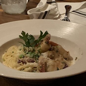 Bellamy's Restaurant - Garlic creamy Jumbo Prawn Pasta. Taste good and garlicky. - New American Near Me - Escondido, California Bellamy's Restaurant - Garlic creamy Jumbo Prawn Pasta. Taste good and garlicky. - New American Near Me - Escondido, California