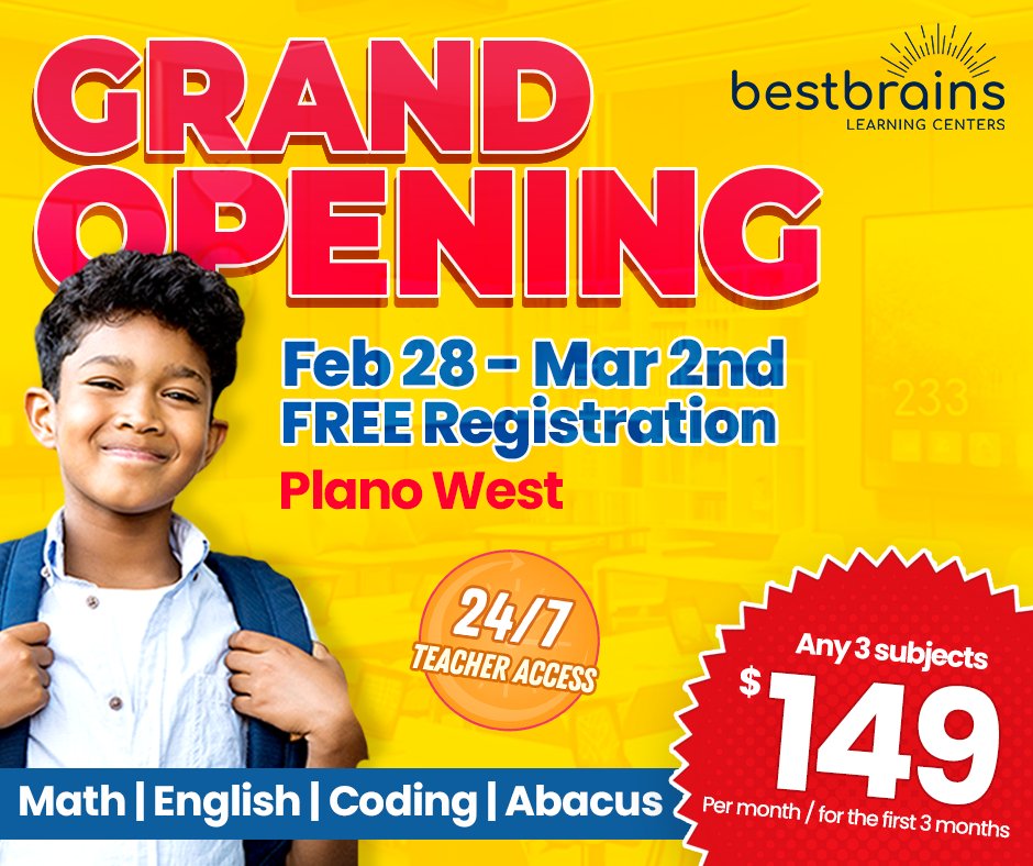 Best Brains Learning Center - Plano West - reading tutor in Plano, TX