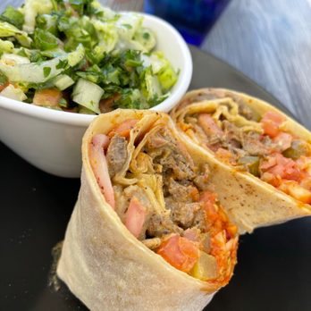 Tamra Grill Catering - Lamb shawama. Not that great - Caterers Near Me