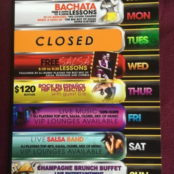3 Vinos - Schedule  of weekly events. - Dance Clubs Near Me - Covina, California