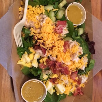 Bittersweet Cafe - Cobb Salad with Chicken& homemade vinegarette dressing - Cafes Near Me - Farmington, Pennsylvania Bittersweet Cafe - Cobb Salad with Chicken& homemade vinegarette dressing - Cafes Near Me - Farmington, Pennsylvania