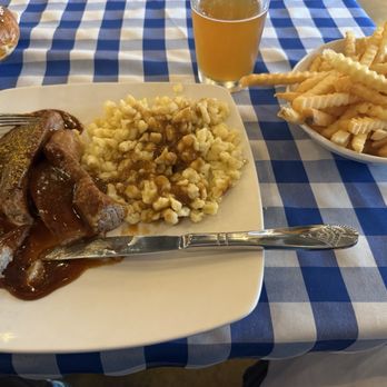 Marikka's Restaurant & Bier Stube - Currywurst Spetzle Fries and Hefeweizen # 1 - German Near Me - Lexington, Kentucky Marikka's Restaurant & Bier Stube - Currywurst Spetzle Fries and Hefeweizen # 1 - German Near Me - Lexington, Kentucky