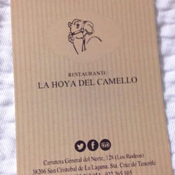 La Hoya del Camello - Tarjeta