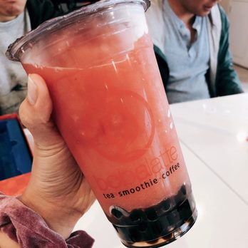 Boba Latte - I can only vouch for watermelon slushy here - Coffee & Tea Near Me - Richardson, Texas Boba Latte - I can only vouch for watermelon slushy here - Coffee & Tea Near Me - Richardson, Texas