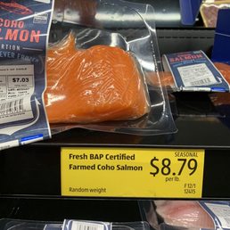 Great price.  Cooked it in the Air Fryer & ate it for dinner.  Super fresh!