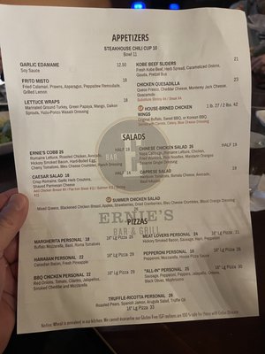 Menu photo 4 Ernie's Bar & Grill La Quinta, CA Menu photo 4 Ernie's Bar & Grill La Quinta, CA