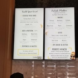 Simply Pierogi - Part of their menu