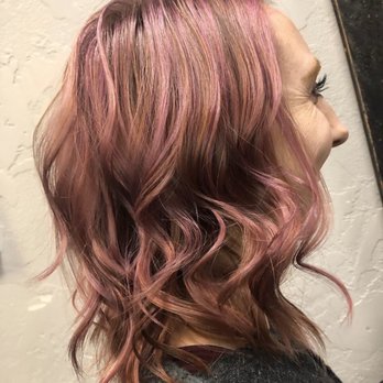 Vybe Salon - Rose gold balayage - Hair Stylists Near Me - Kennewick, Washington