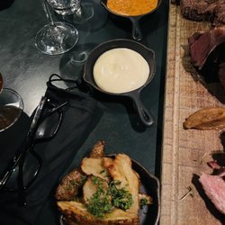 Kol & Cocktails - Chili Bernaise, Aioli, Herb Potatoes