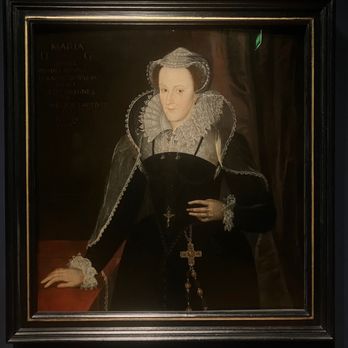 National Portrait Gallery - Mary, Queen of Scots by an unknown artist after a portrait by Nicolas Hilliard. - Art Galleries Near Me - London, XGL