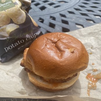 Panera Bread - Spicy Chicken Take sandwich on brioche. - Sandwiches Near Me - Parker, Colorado Panera Bread - Spicy Chicken Take sandwich on brioche. - Sandwiches Near Me - Parker, Colorado