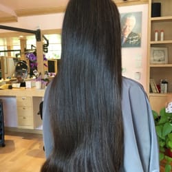 My client Mariel 's hair after treatment