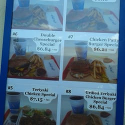Main Charbroiled Burger - Drive-Thru Menu