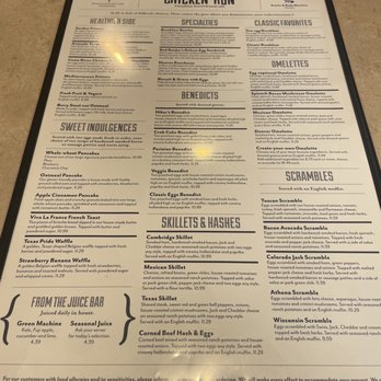 Chicken Run - Menu - Breakfast & Brunch Near Me - Lubbock, Texas