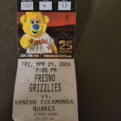 Fresno Grizzlies - Ticket