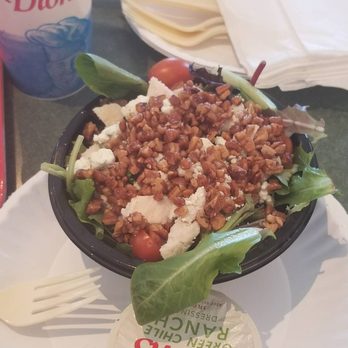 Dion's Pizza - Chicken pecan salad. The green chili ranch has a nice kick to it. - Pizza Near Me - Las Cruces, New Mexico Dion's Pizza - Chicken pecan salad. The green chili ranch has a nice kick to it. - Pizza Near Me - Las Cruces, New Mexico