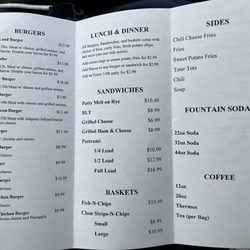 Donna's Travel Plaza - Menu 1/23/24