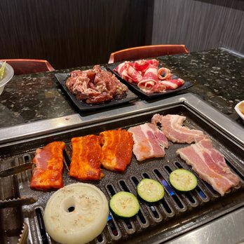 Buga Korean BBQ - Spicy Pork, Garlic Pork and Veggies - Barbeque Near Me - San Diego, California Buga Korean BBQ - Spicy Pork, Garlic Pork and Veggies - Barbeque Near Me - San Diego, California